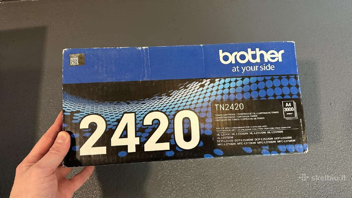 Nauja originali brother Tn2420 dažų kasetė