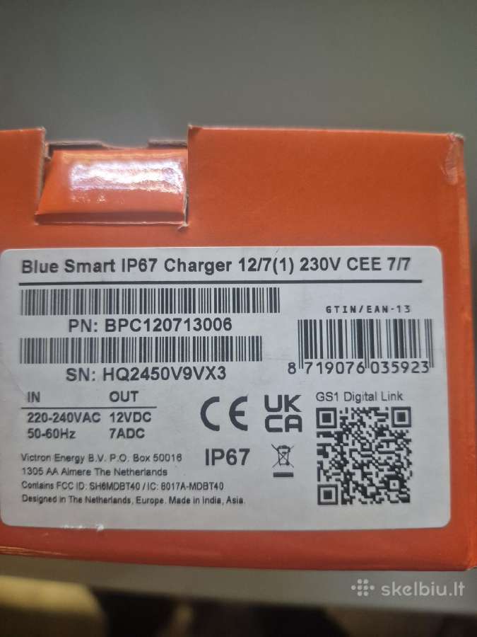 Blue Smart Ip67 Charger 12/7(1) 230v Au/nz - nuotraukos Nr. 2