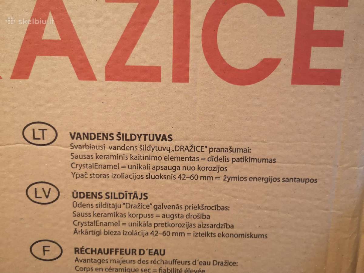 Dražice Okc 100/1m2 kombinuotas vandens šildytuvas