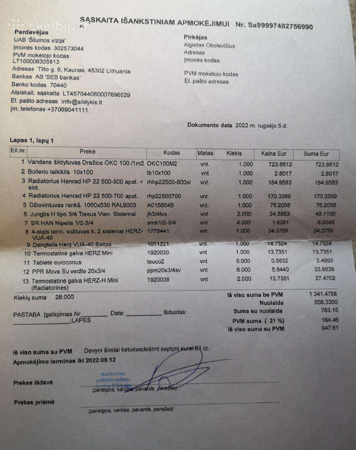 Dražice Okc 100/1m2 kombinuotas vandens šildytuvas - nuotraukos Nr. 2
