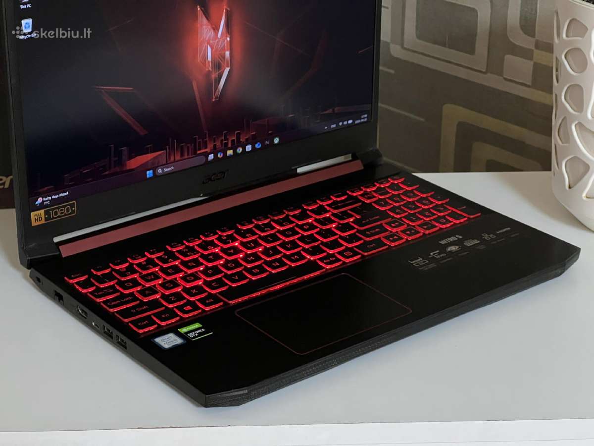 Parduodamas Acer Nitro 5 su Gtx 1660ti, I5-9k. - nuotraukos Nr. 3
