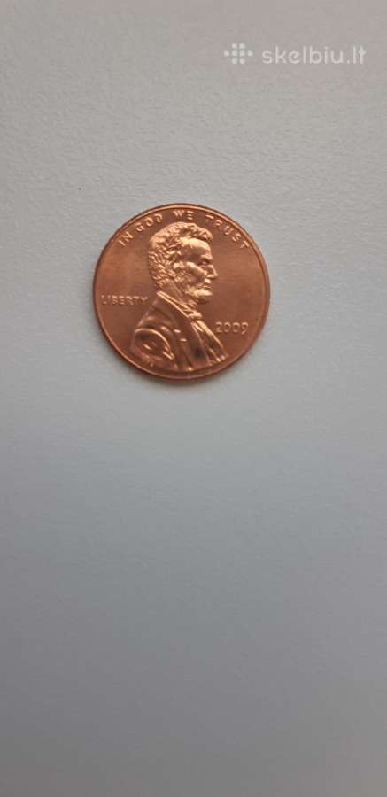 JAV 2009 Linkolno 1 centas Professional Unc
