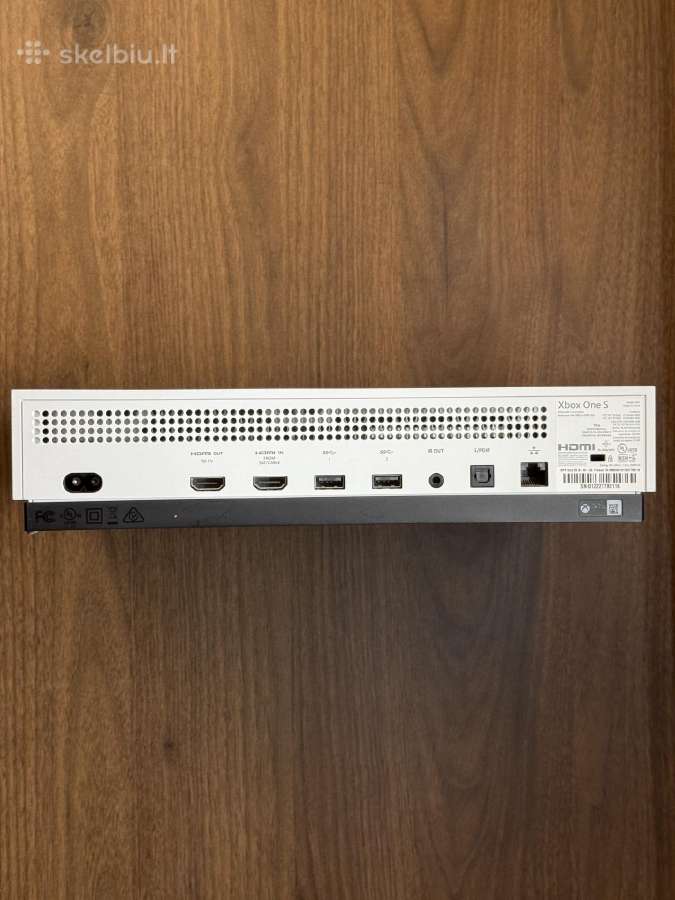 Xbox One S (1tb) Puiki būklė 3 žaidimai - nuotraukos Nr. 5