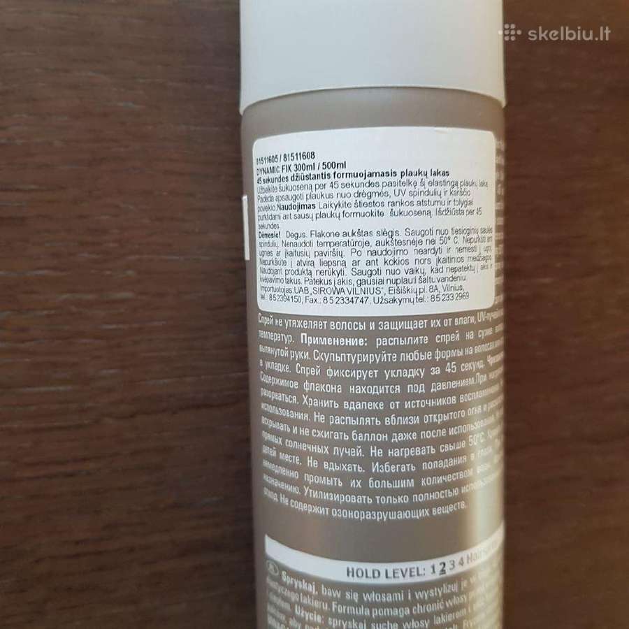 Formuojamasis plaukų lakas Wella + Yunsey - nuotraukos Nr. 6