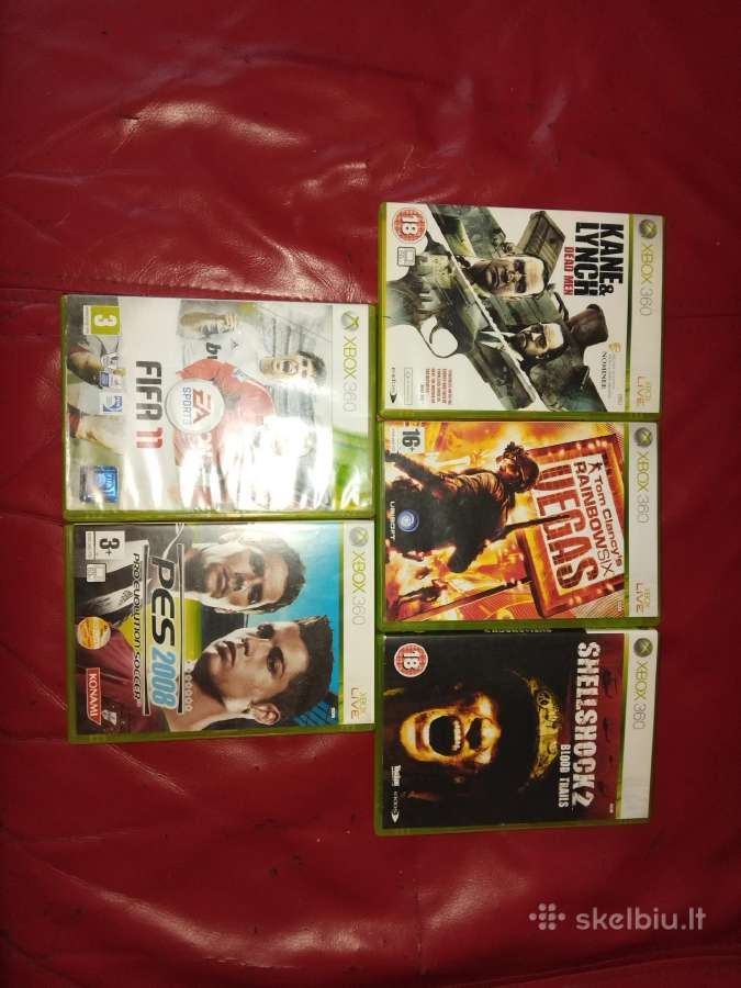 Parduodu Xbox 360 žaidimus