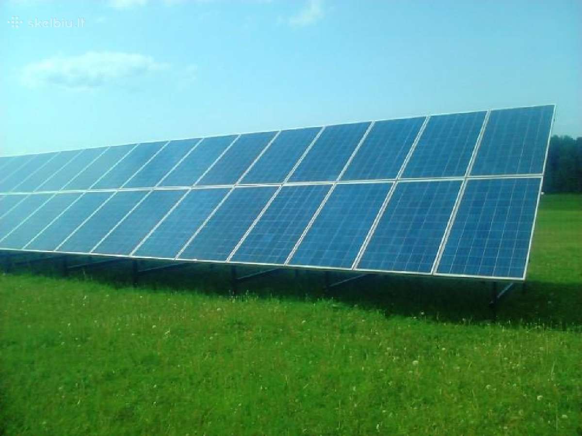 30kw saulės elektrinė su 64a sklypu 11km nuo Bigo