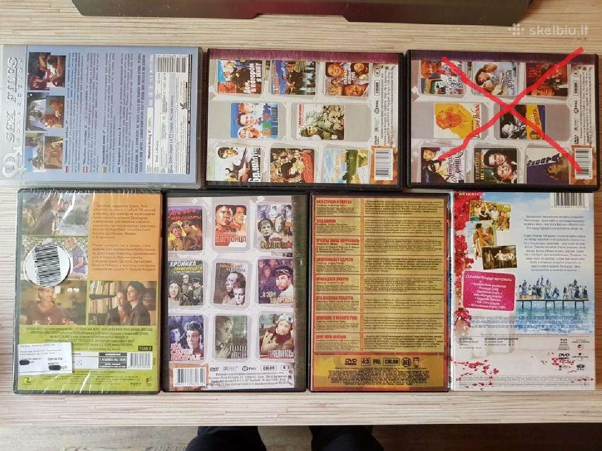Dvd filmai, filmu kolekcija rusu kalba! - nuotraukos Nr. 2