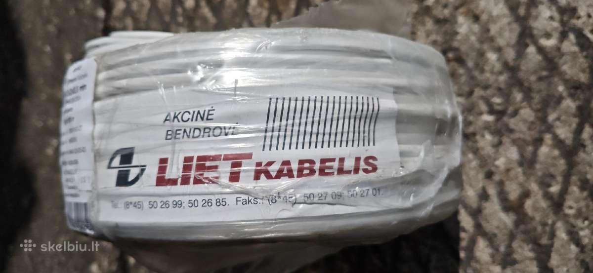 Telefoninis Kabelis Tkpv 2x2x0.5 mm 100 m