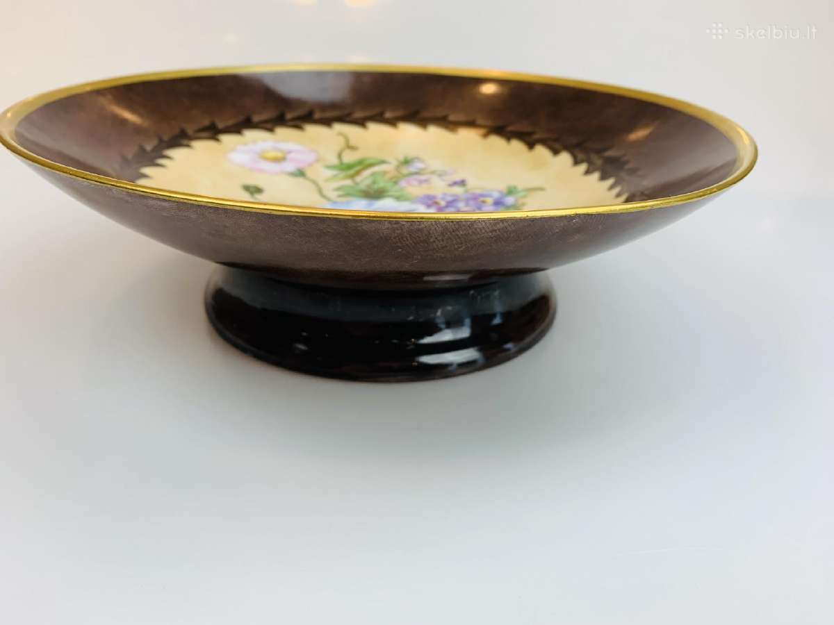 Vintažinis dubuo/vaza vaisiams B&g - nuotraukos Nr. 9