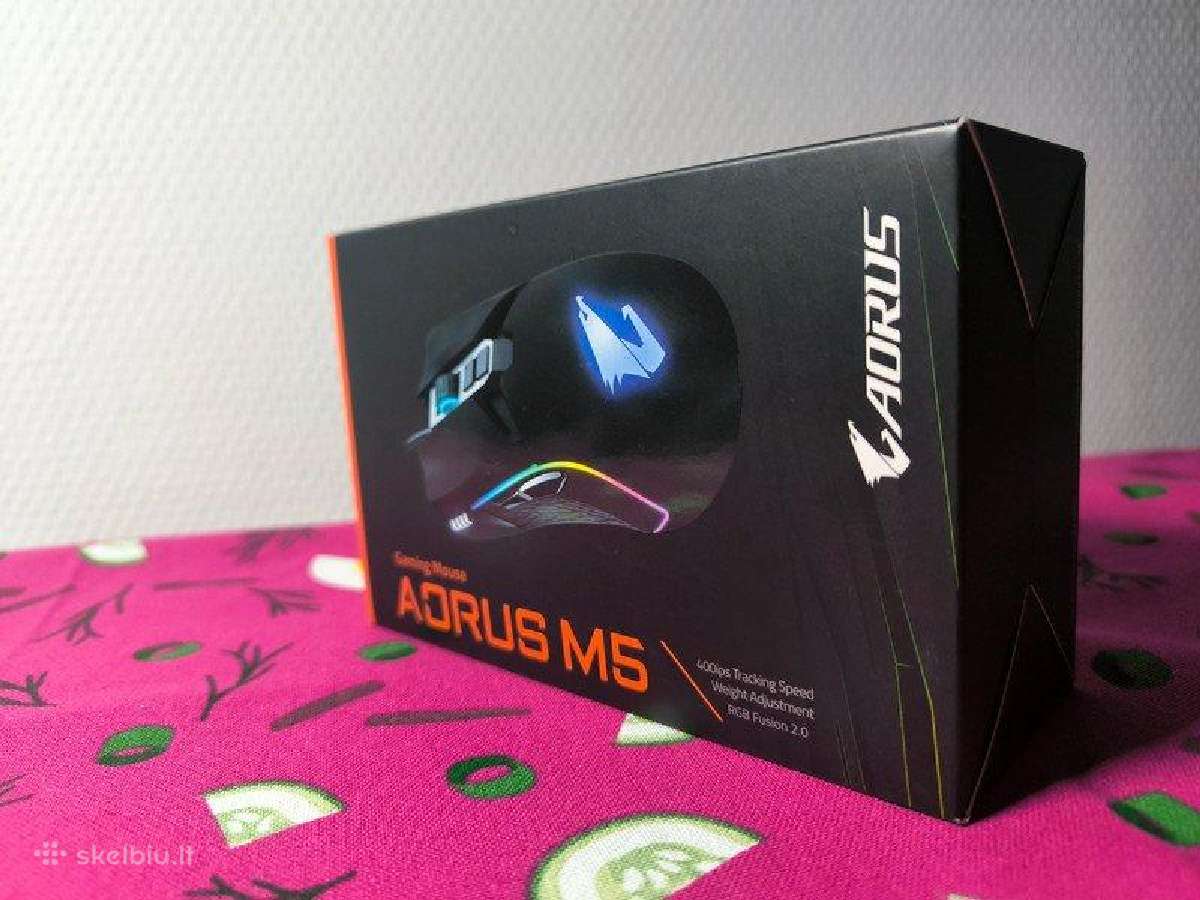 Nauja! Gigabyte Aorus M5 žaidimų pelė
