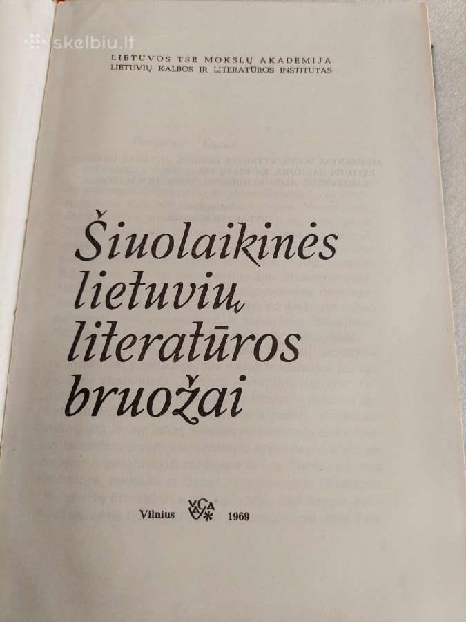 Šiuolaikinės lietuvių literatūros bruožai - nuotraukos Nr. 2