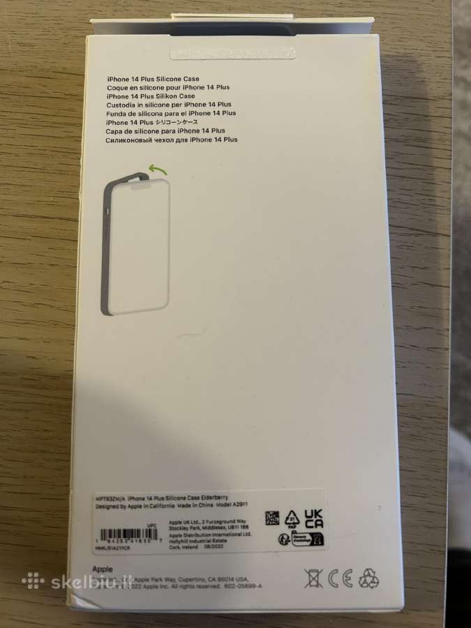 iPhone 14 plus magsafe silikoninis orginalus dėkla