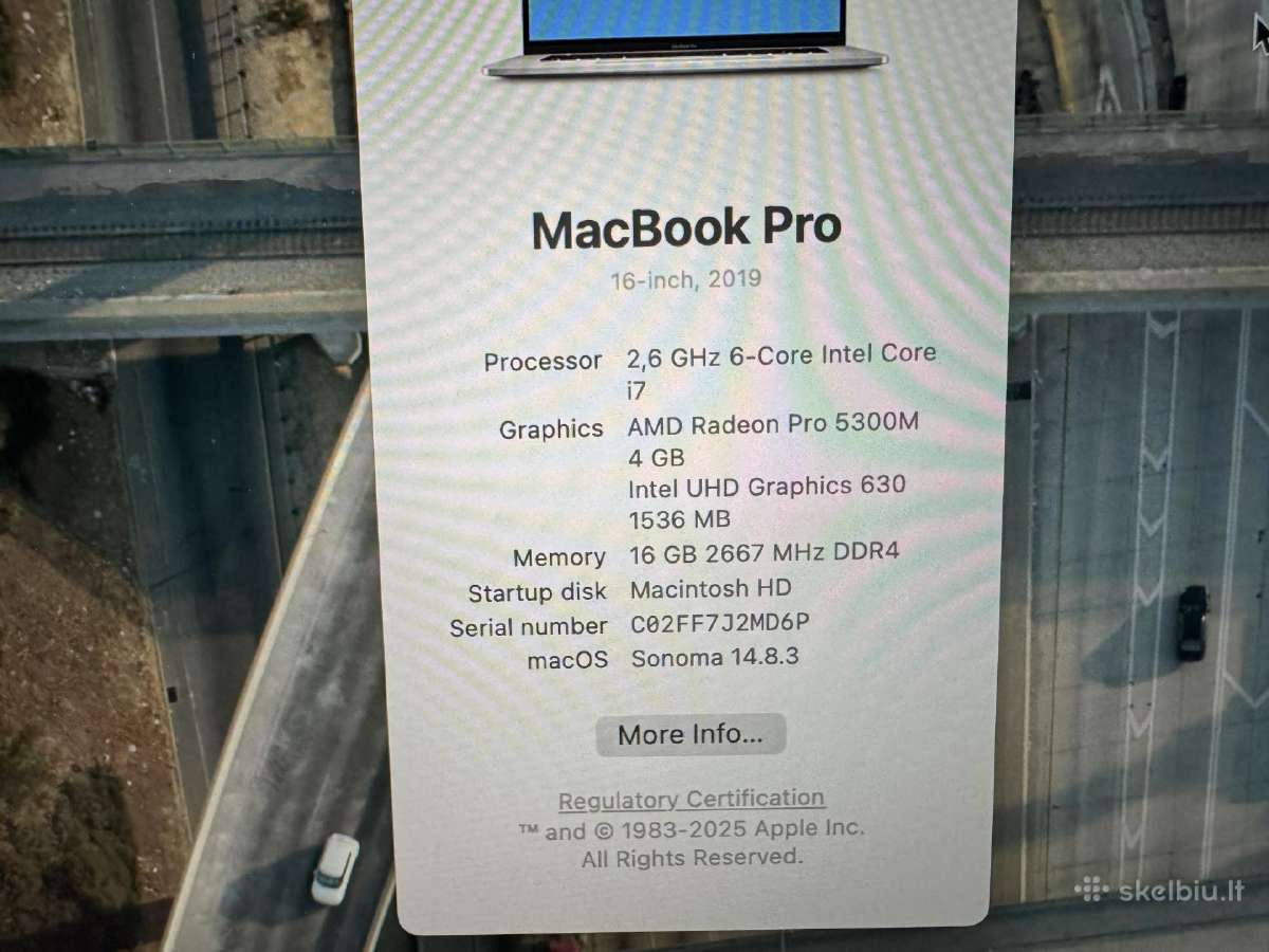 Nešiojamas Kompiuteris Apple MacBook Pro 16 colių - nuotraukos Nr. 2