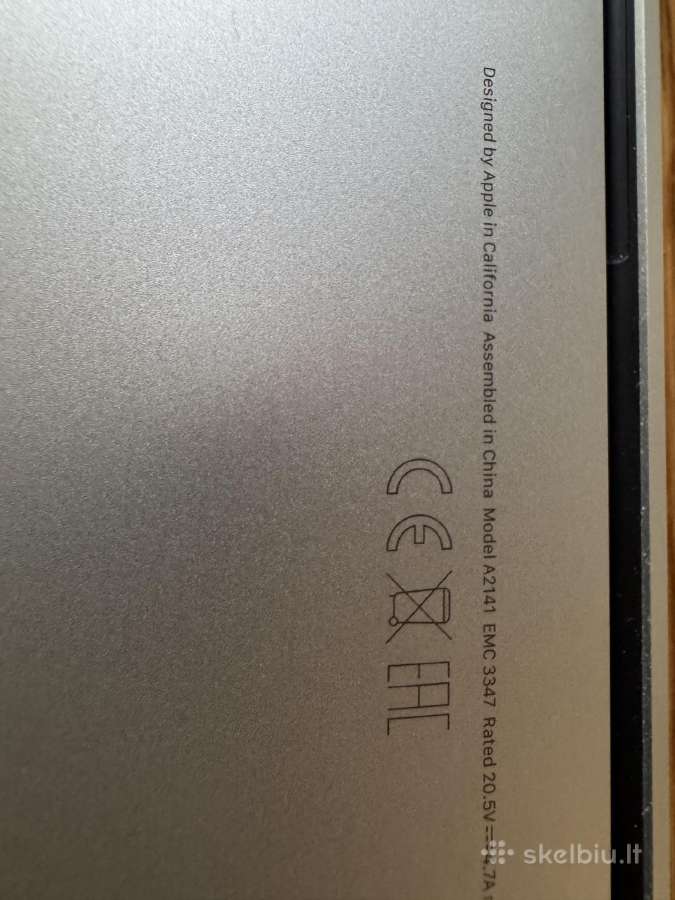 Nešiojamas Kompiuteris Apple MacBook Pro 16 colių - nuotraukos Nr. 4