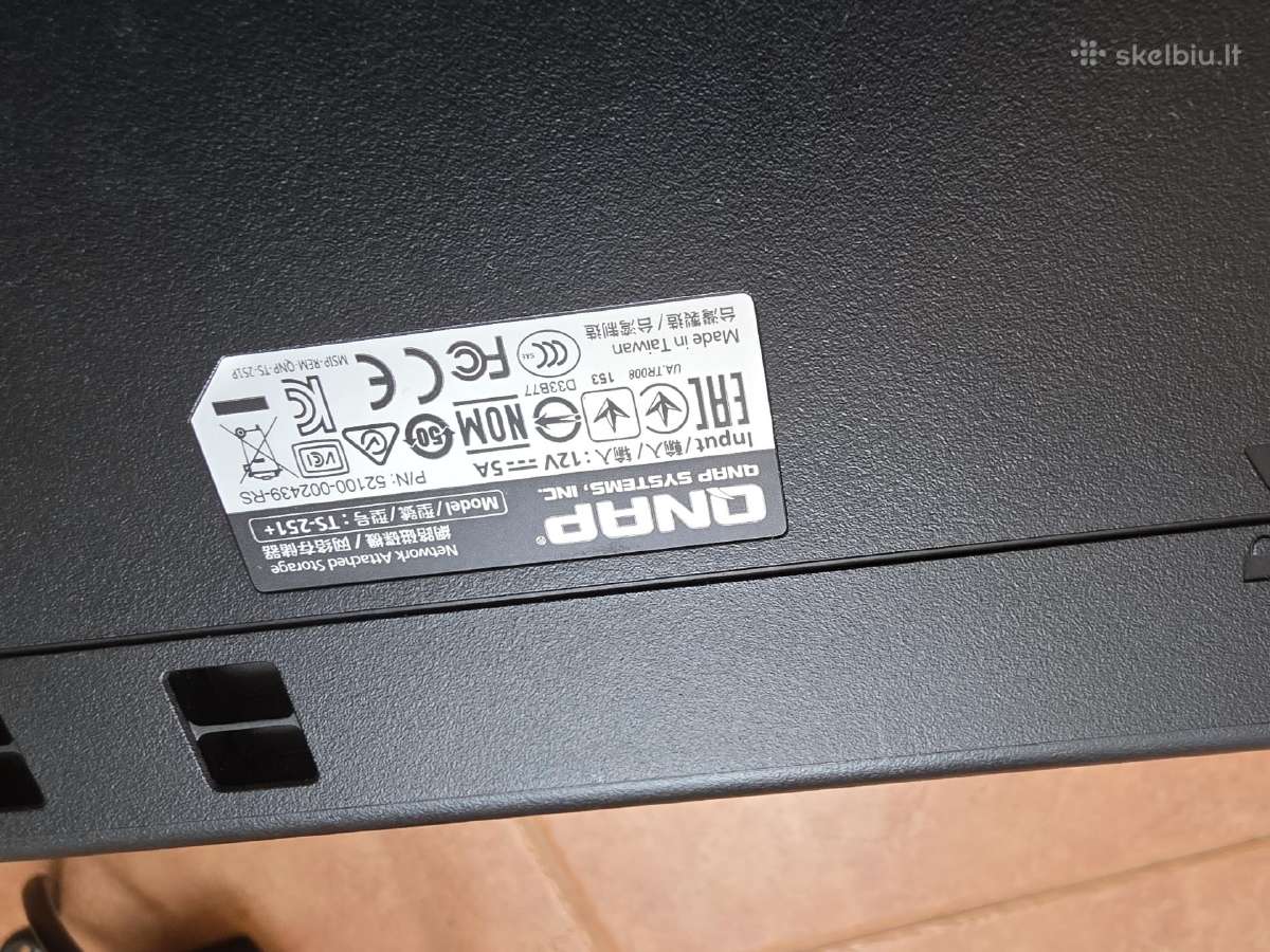 Qnap Ts-251+ Nas serveris (8 GB RAM, be diskų) - nuotraukos Nr. 3