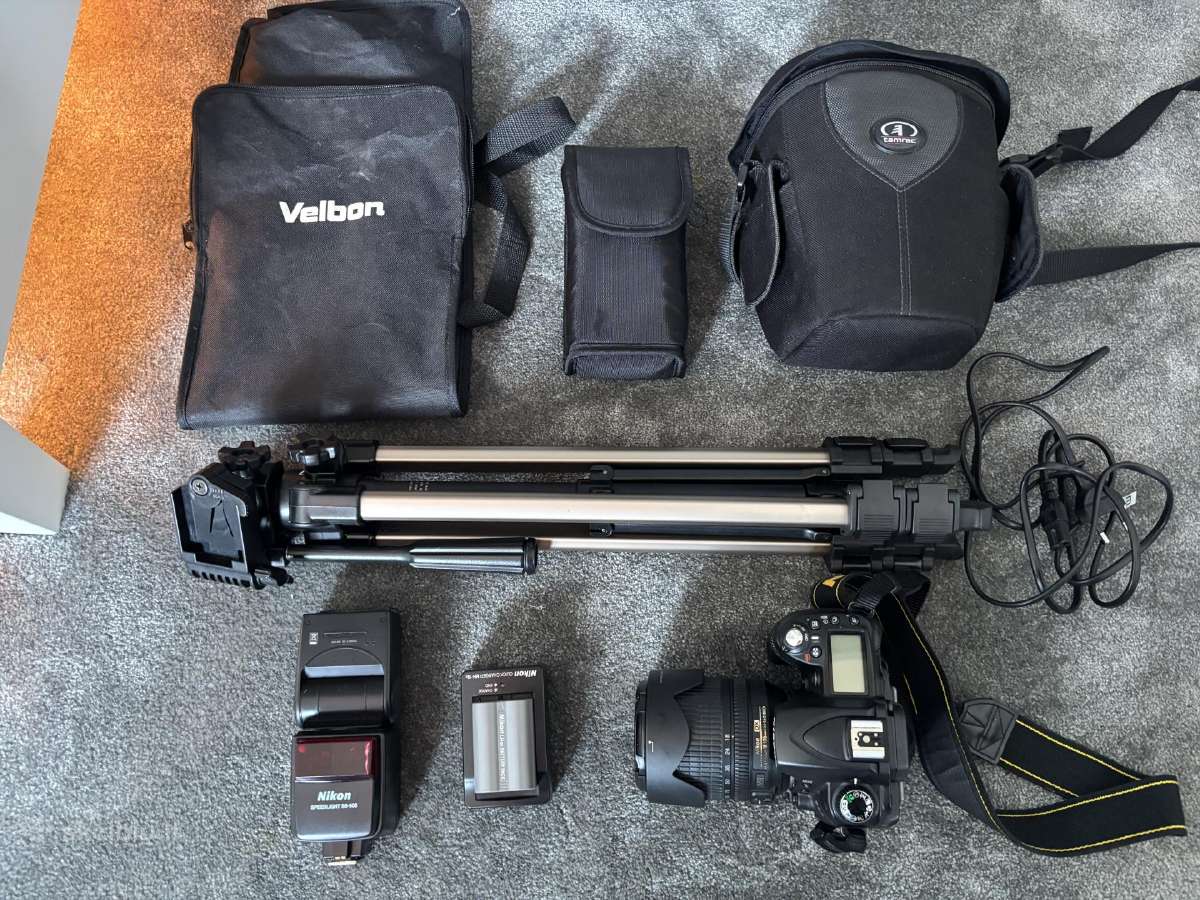 Nikon D90 Dslr Fotoaparato pilnas komplektas - nuotraukos Nr. 3