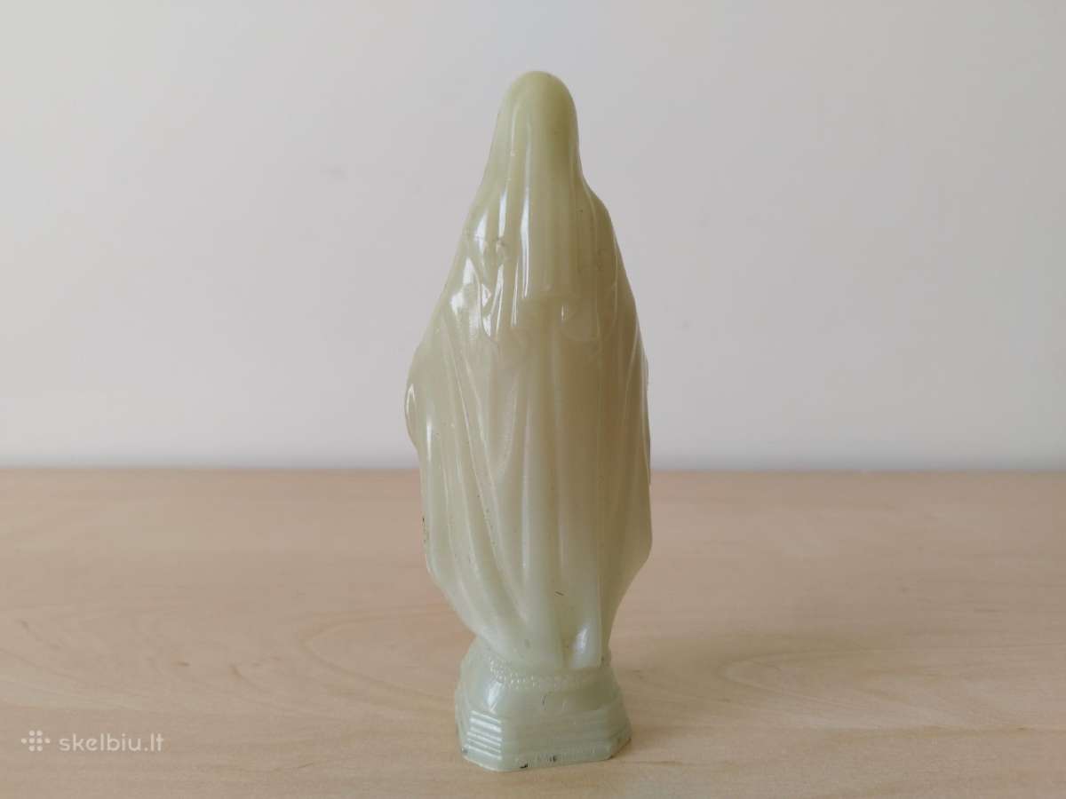 Vintažinė Mergelės Marijos statulėlė - nuotraukos Nr. 3