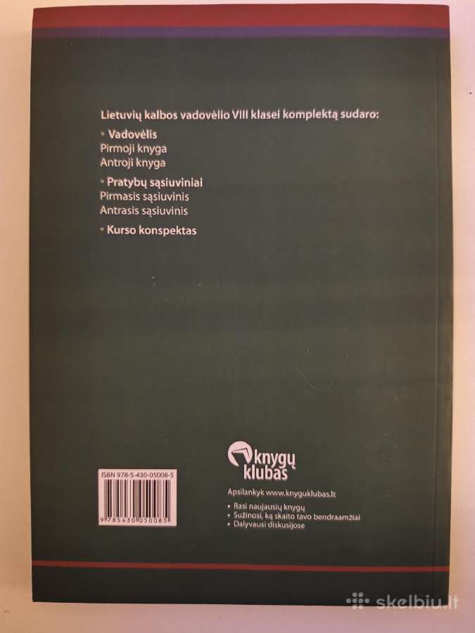 Lietuvių kalba 8 klasei. Antroji knyga - nuotraukos Nr. 2