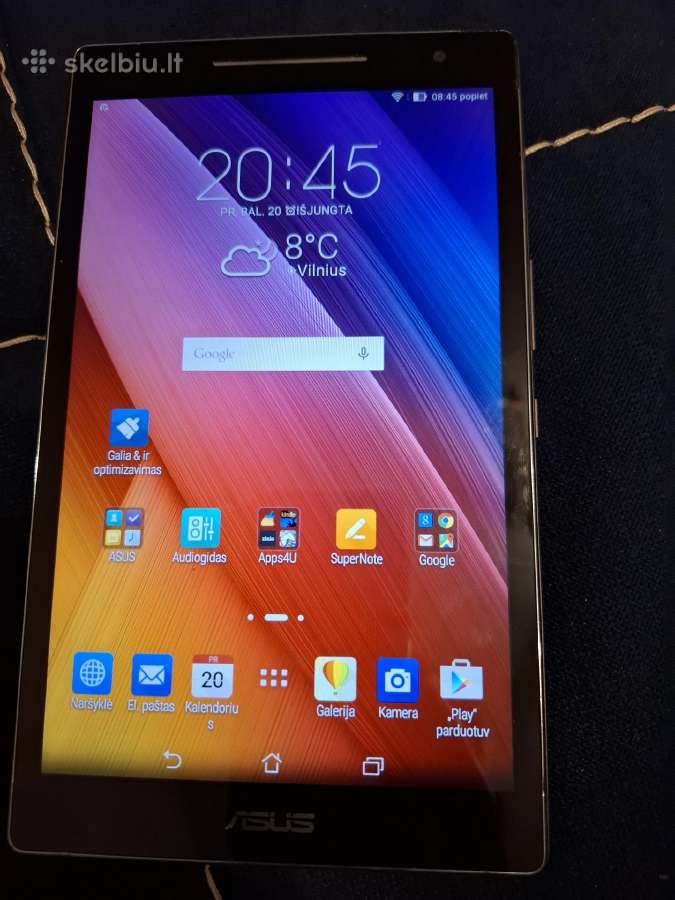 Asus zenpad 8 planšetė