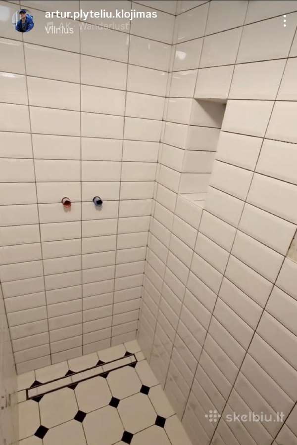 Profesionalus plytelių klojimas Vilniuje