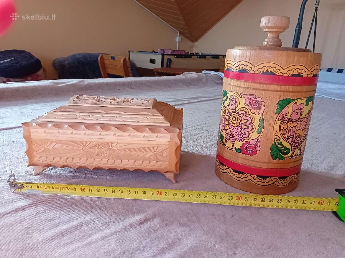2 labai gražios medinės dėžutės - nuotraukos Nr. 2