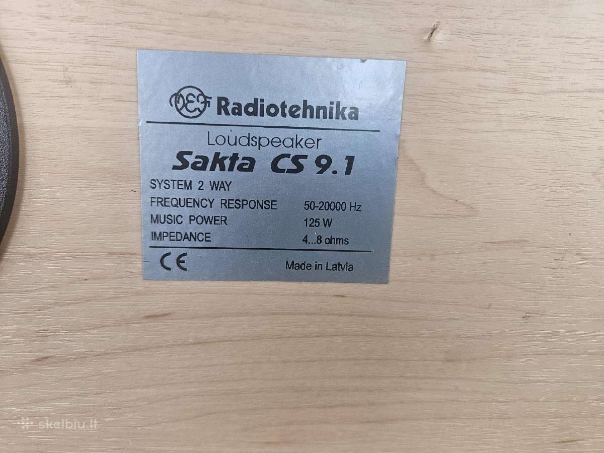 Radiotehnika sakta lentyninės kolonėlės - nuotraukos Nr. 7