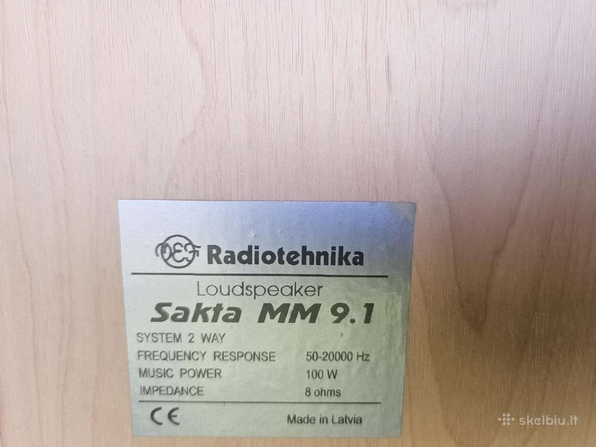 Radiotehnika sakta lentyninės kolonėlės - nuotraukos Nr. 8