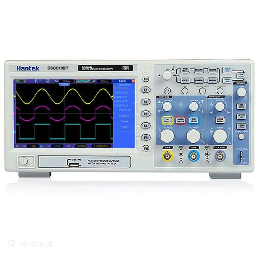 Hantek Dso5102p oscilografas / osciloskopas