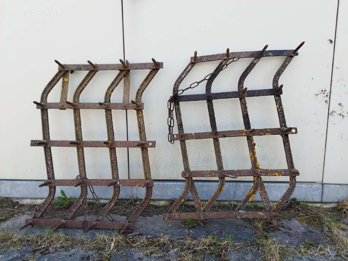 Akėčios metalinės senovinės mažos žemės darbams