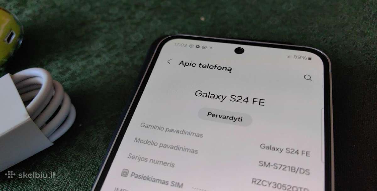 Samsung galaxy S24 Fe - nuotraukos Nr. 7