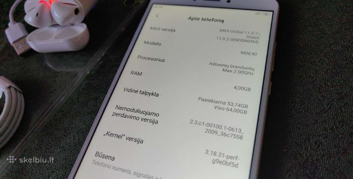 Xiaomi Mi Max 2 komplektas - nuotraukos Nr. 7
