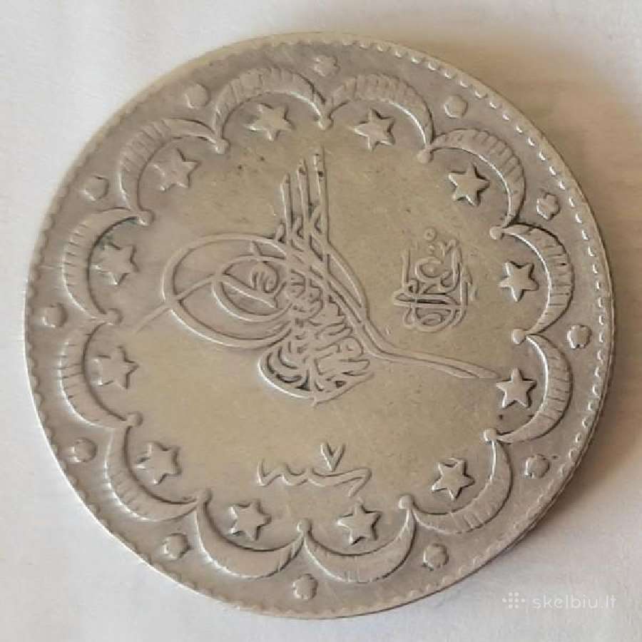 1909 Osmanų imperija 10 kurušų - nuotraukos Nr. 2