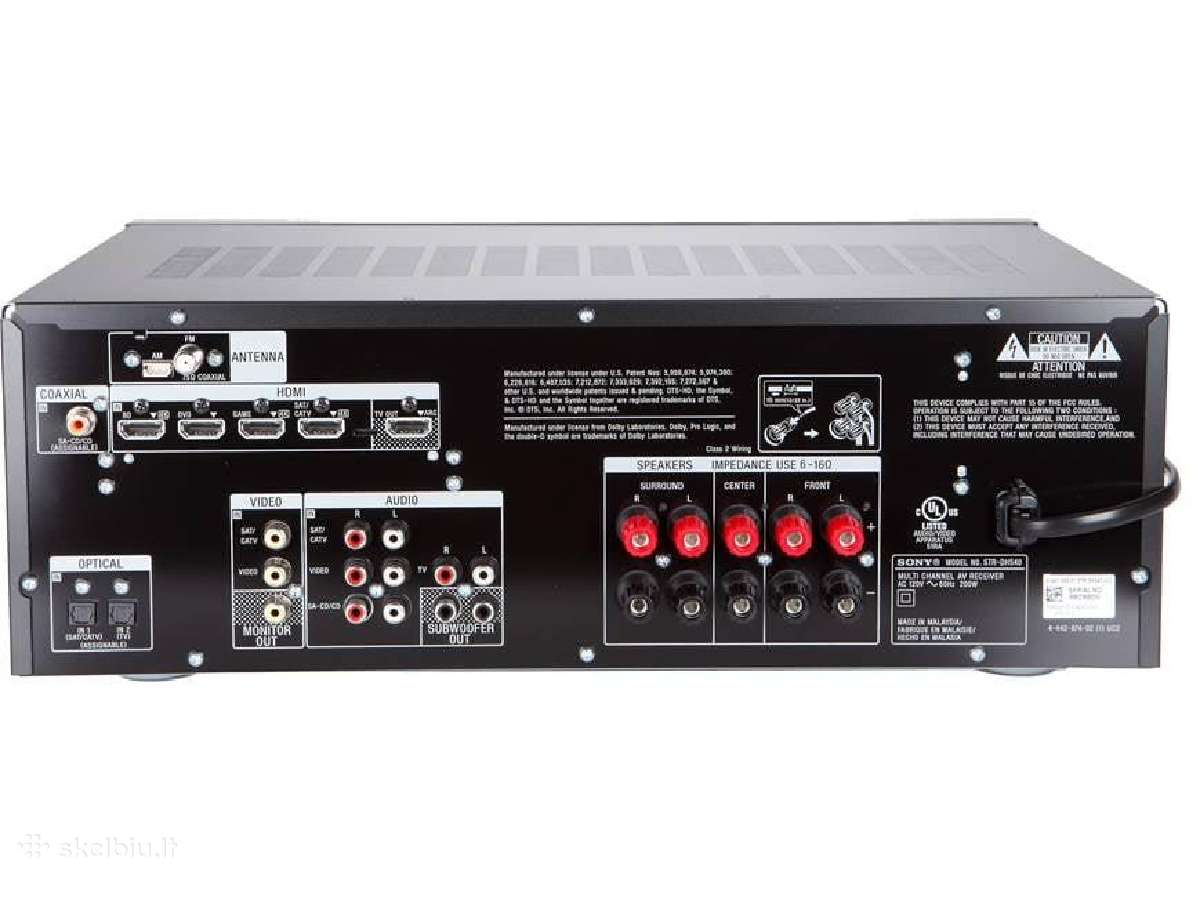 Sony str dh540 5.2 4k Hdmi arc protector mode