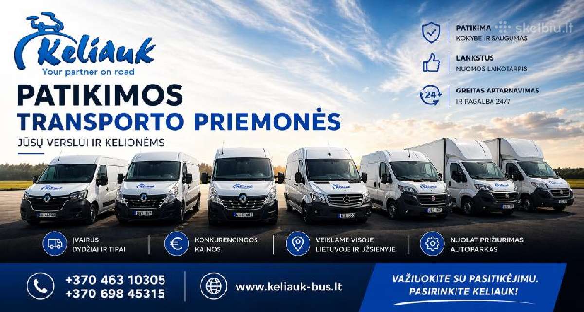 UAB "Keliauk" krovininių mikroautobusų nuoma - nuotraukos Nr. 3