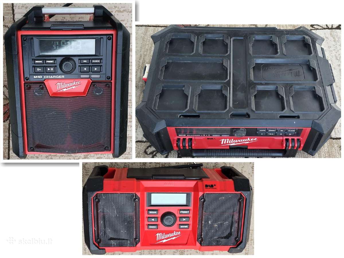 Milwaukee radijas 3 modeliai