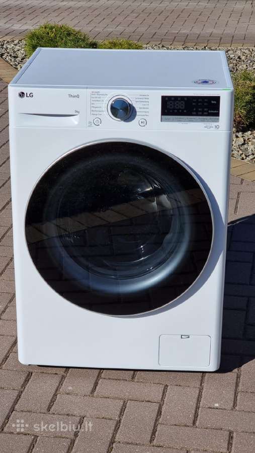 LG F4wv709p1e, 9 kg + garai + Garantija