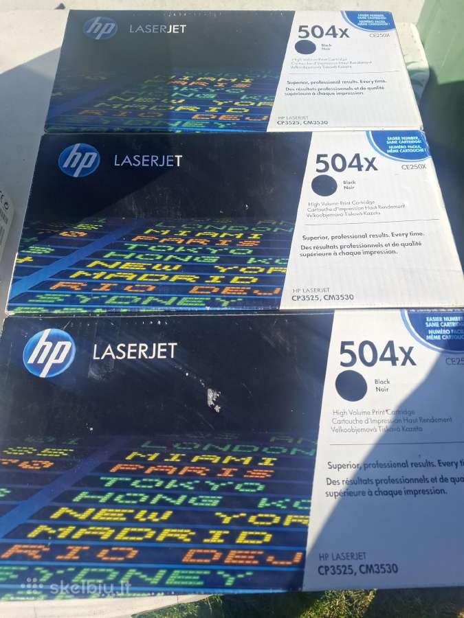 Lazerino spauzdintuvo hp504x