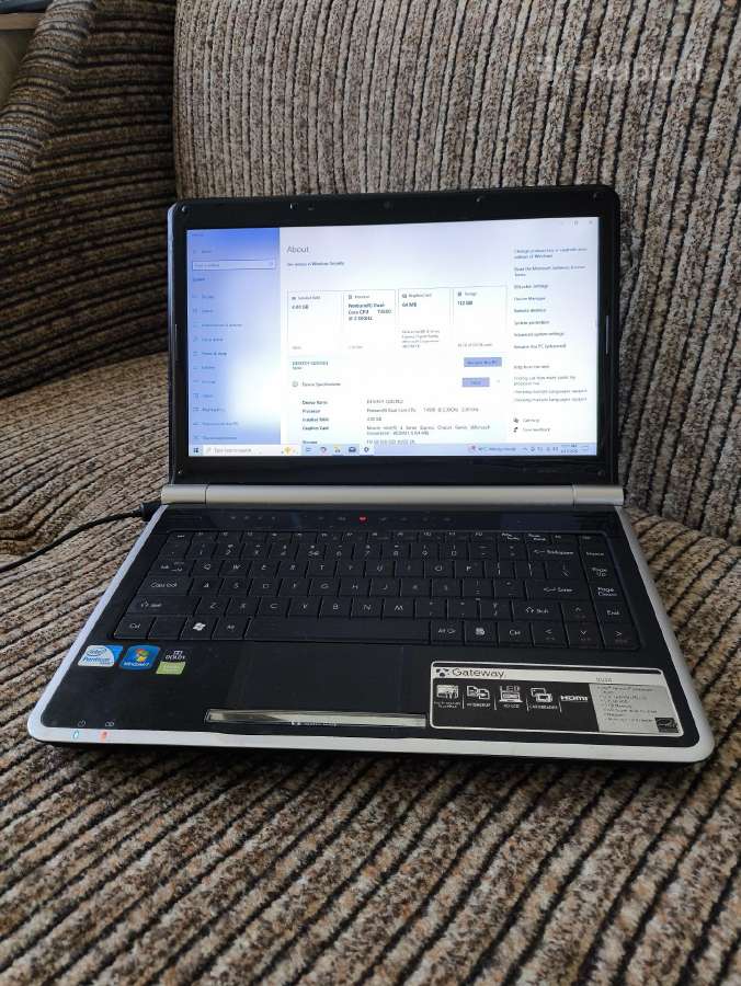 Gateway Z06, T4500, 4gb RAM, HDD 320gb