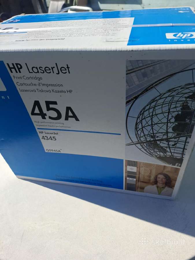 Hp45a Lazerinių spausdintuvu.