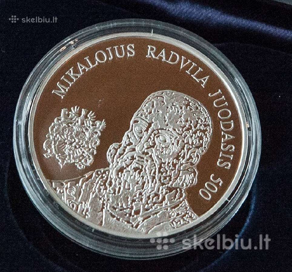 Parduosiu Lietuviška Sidabrine moneta 99 Euru.