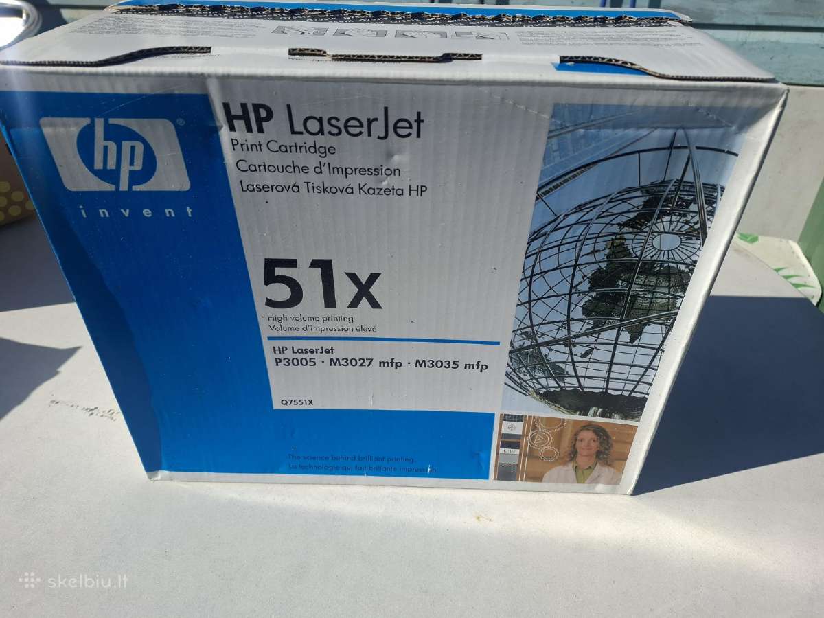 Lazeriniu spauzdituvu Hp51x
