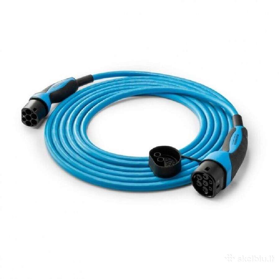 Mennekes firmos įkrovimo laidas Type 2 - 7m