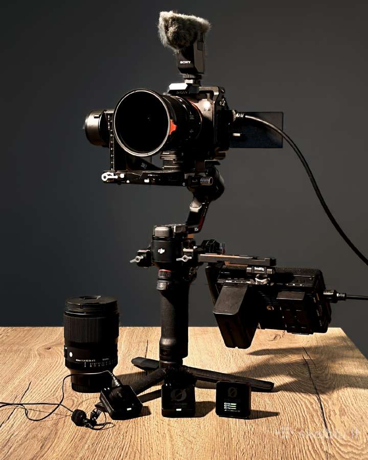 Sony A7 Iv, Sigma Art, Rs4, Amaran, Smallrig