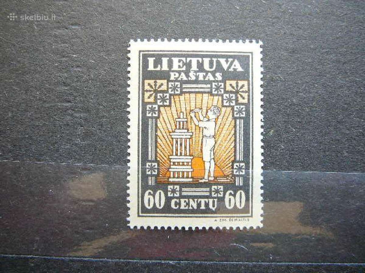 Lietuva 1933 Septyndieniai 60c. svarus lit369as