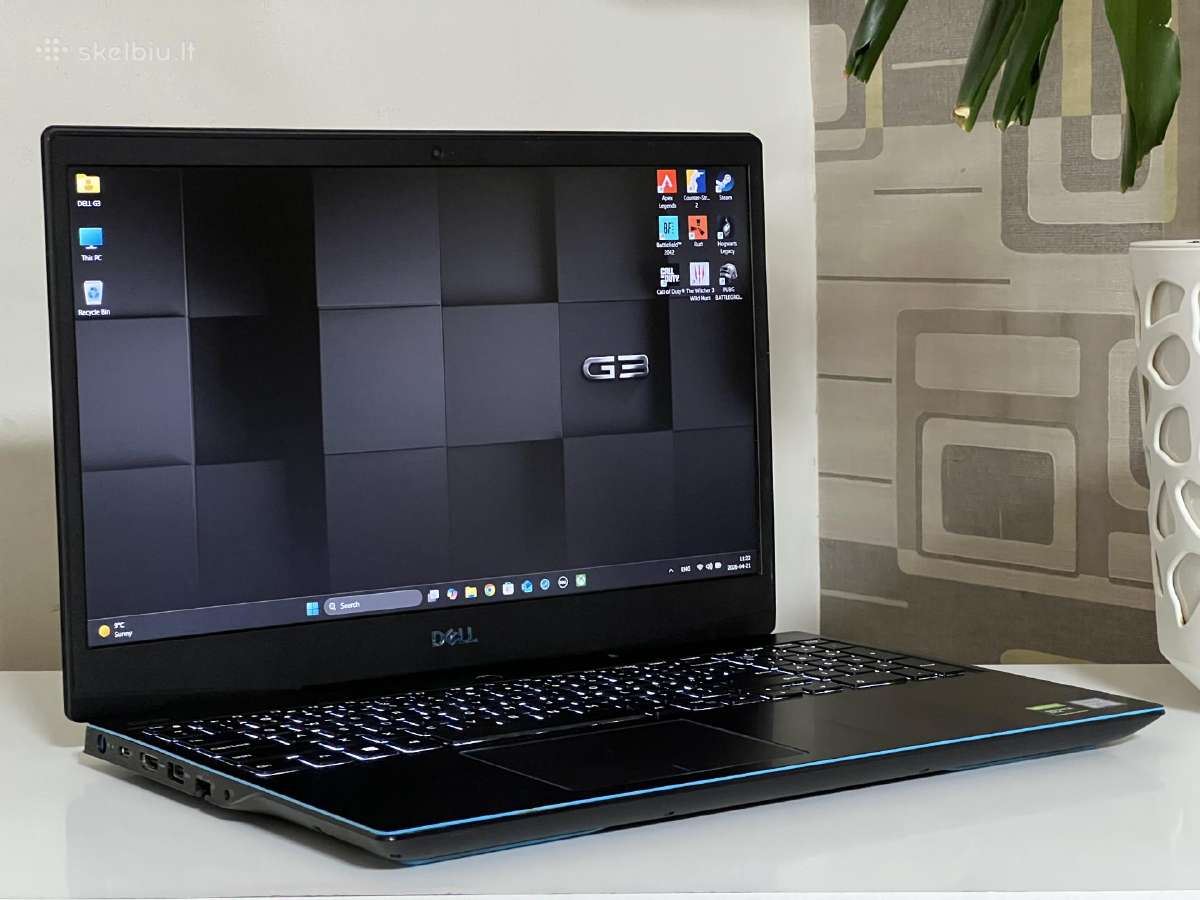 Parduodamas Dell G3 Gaming su Gtx 1660ti, I7-9k. - nuotraukos Nr. 2