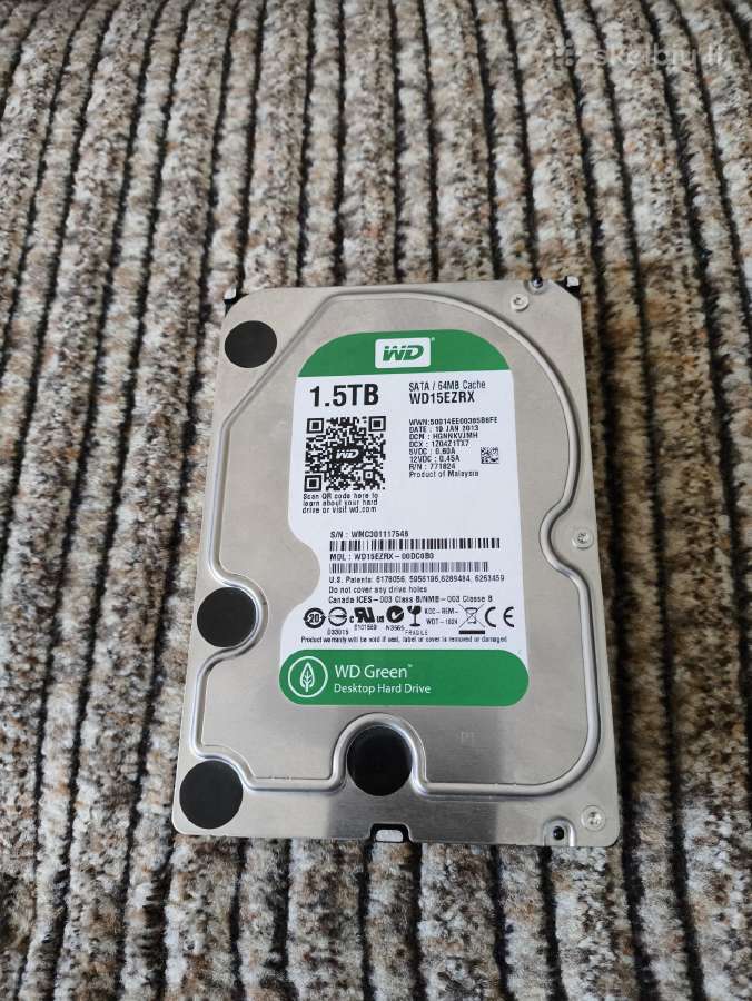 HDD 3.5, 1.5tb, 1tb, 500gb - nuotraukos Nr. 2