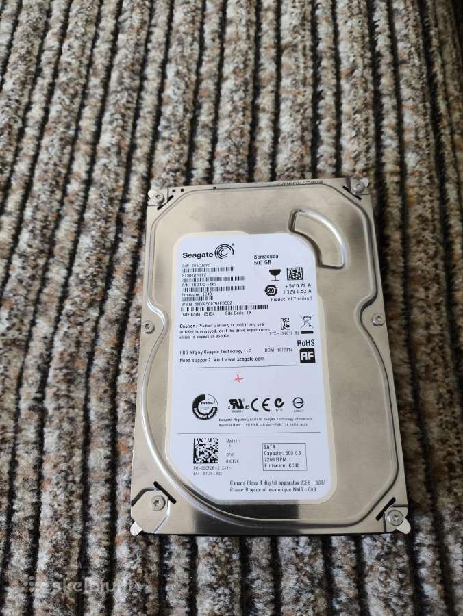 HDD 3.5, 1.5tb, 1tb, 500gb - nuotraukos Nr. 3