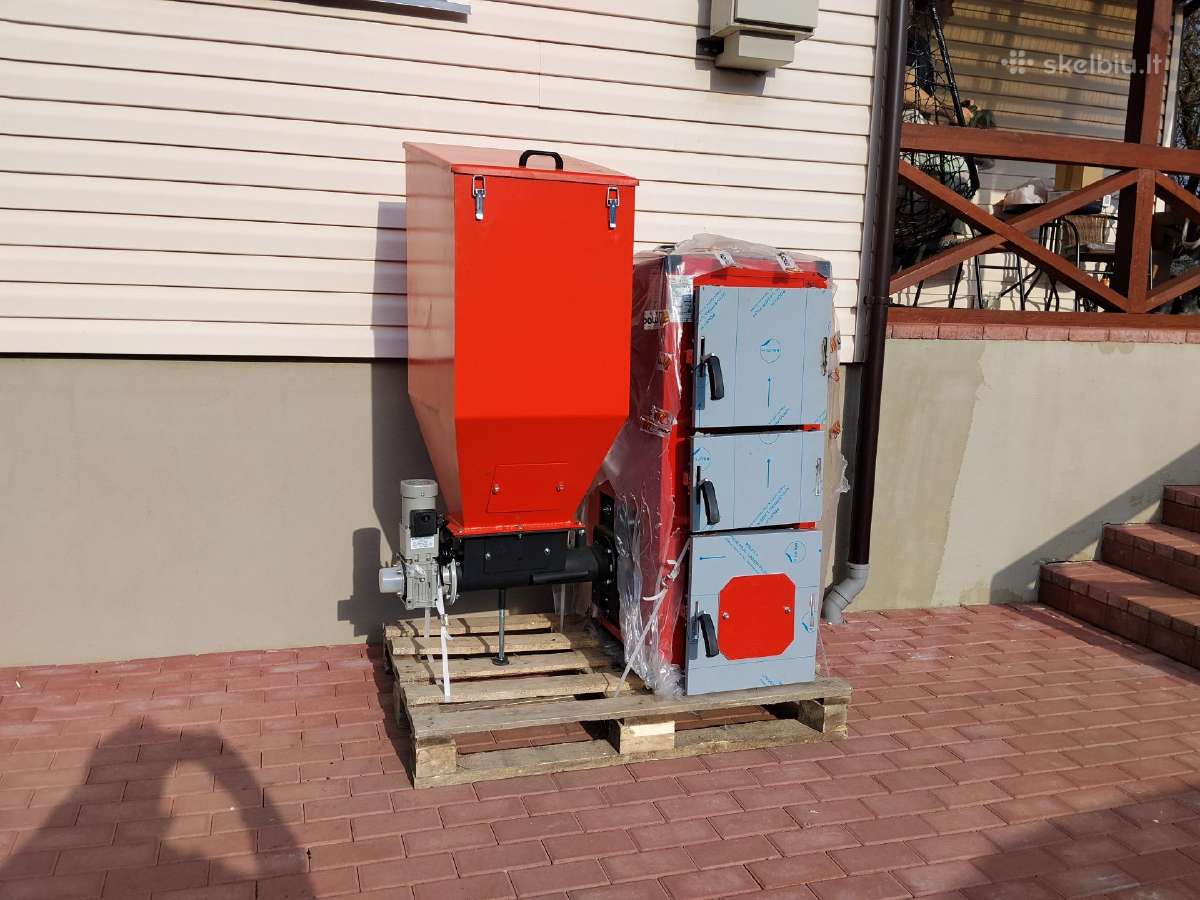 Nauja granulinis katilas Mocek 15kw su 5 metų gar - nuotraukos Nr. 2