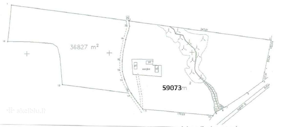 Paruošta sodyba gamtoje (9,59 ha) su projektais - nuotraukos Nr. 11
