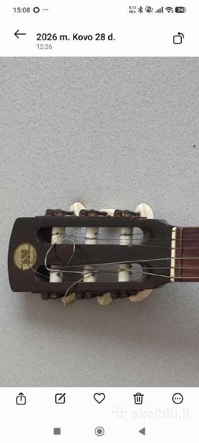 Klasikinė gitara Musima - nuotraukos Nr. 2